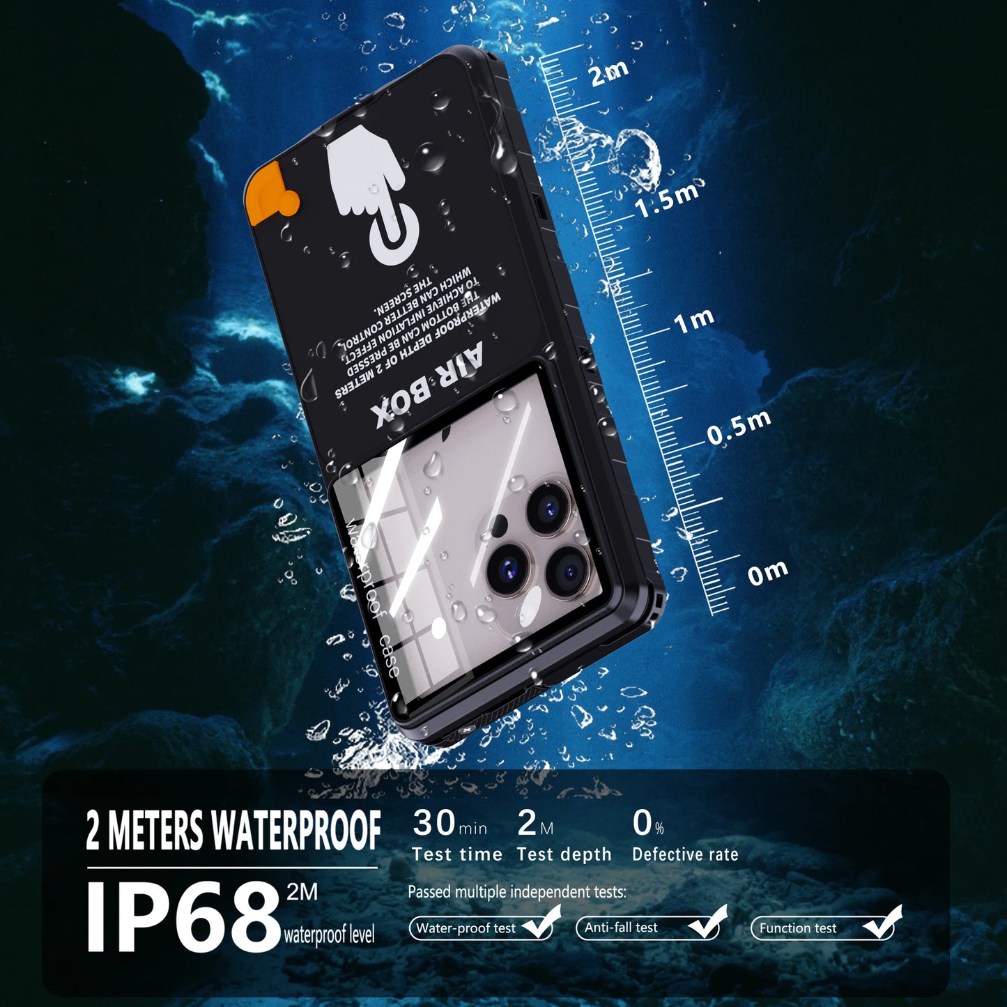BleezeHub Shield — Waterdichte Telefoonhoes
