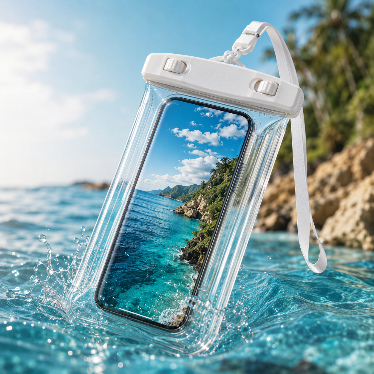 BleezeHub Shield — Waterdichte Telefoonhoes